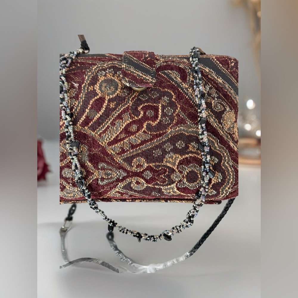 Beaded tapestry bag - Picture 6 of 16